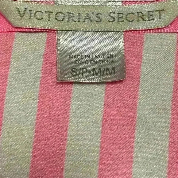 Victoria's Secret Pink Striped Satin
Kimono Robe - Picture 3 of 4